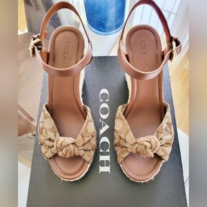 Coach Katey Signature Wedge